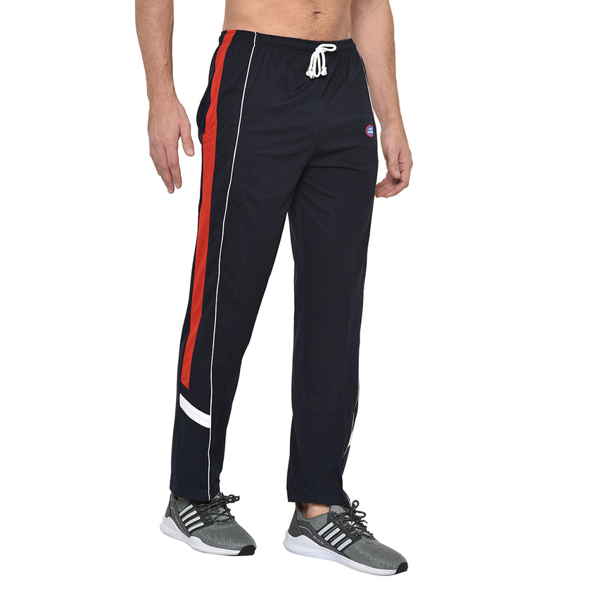 Mack Jonney Dark Blue Cotton Trackpant For Men's