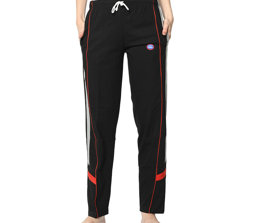 Mack Jonney Black Trackpant For Women's
