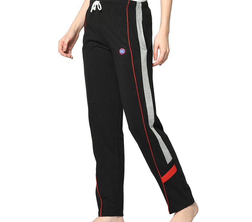 Mack Jonney Black Trackpant For Women's