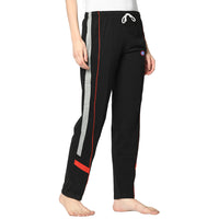 Mack Jonney Black Trackpant For Women's