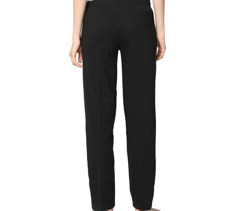Mack Jonney Black Trackpant For Women's