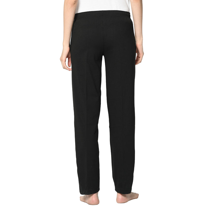 Mack Jonney Black Trackpant For Women's