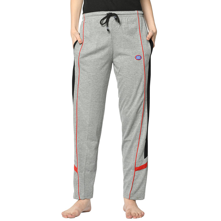 Mack Jonney Grey Trackpant For Women's