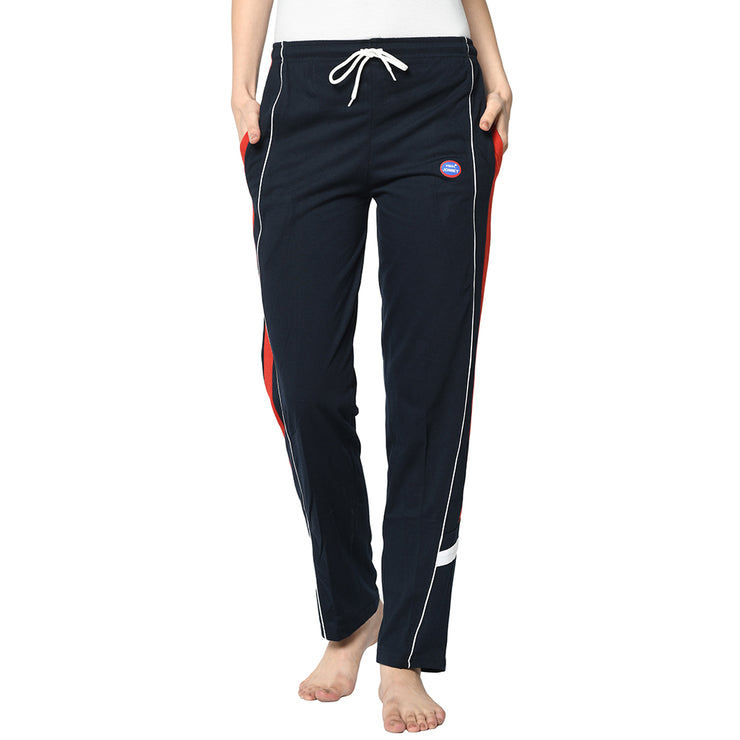 Mack Jonney Blue Trackpant For Women's