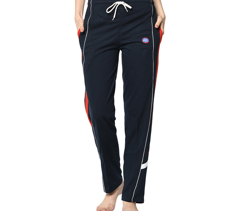 Mack Jonney Blue Trackpant For Women's