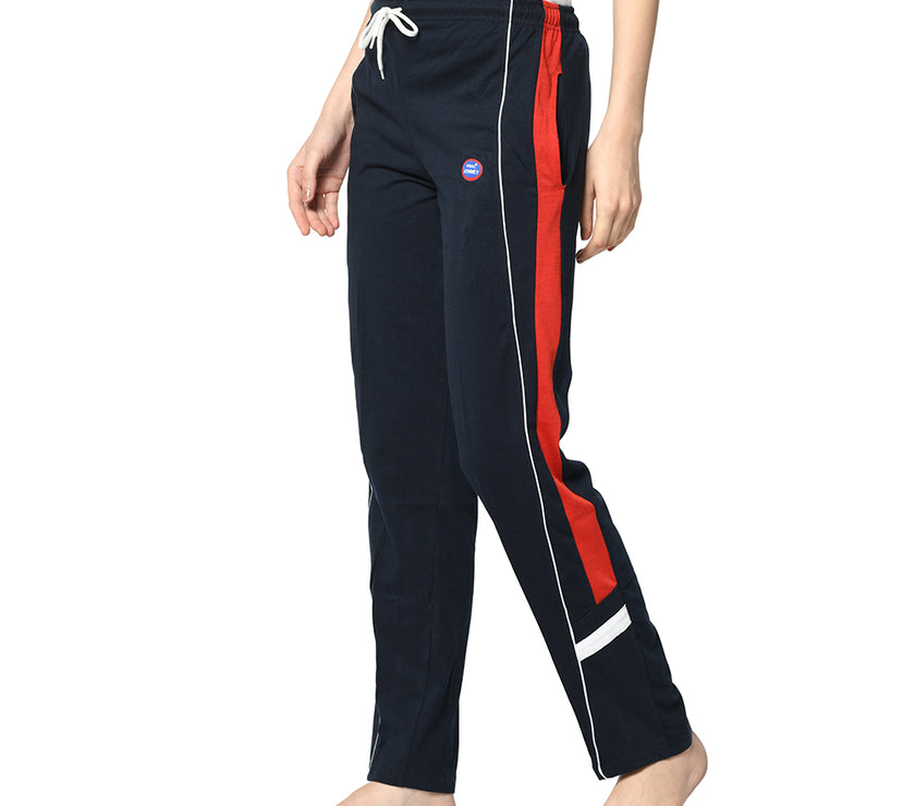 Mack Jonney Blue Trackpant For Women's