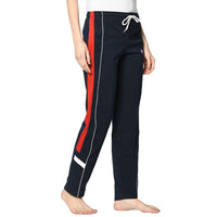 Mack Jonney Blue Trackpant For Women's