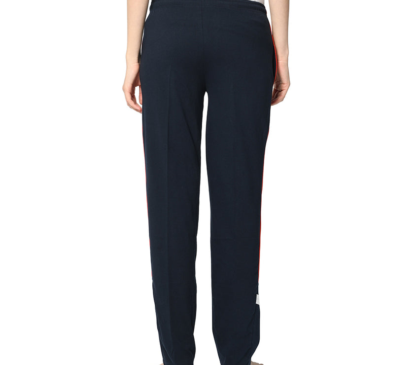 Mack Jonney Blue Trackpant For Women's