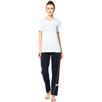 Mack Jonney Blue Trackpant For Women's
