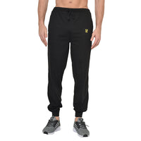 Mack Jonney Black Cotton Trackpant For Men's