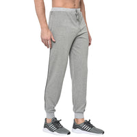 Mack Jonney Grey Cotton Trackpant For Men's