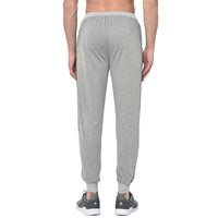 Mack Jonney Grey Cotton Trackpant For Men's