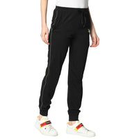 Mack Jonney Black Trackpant For Women's