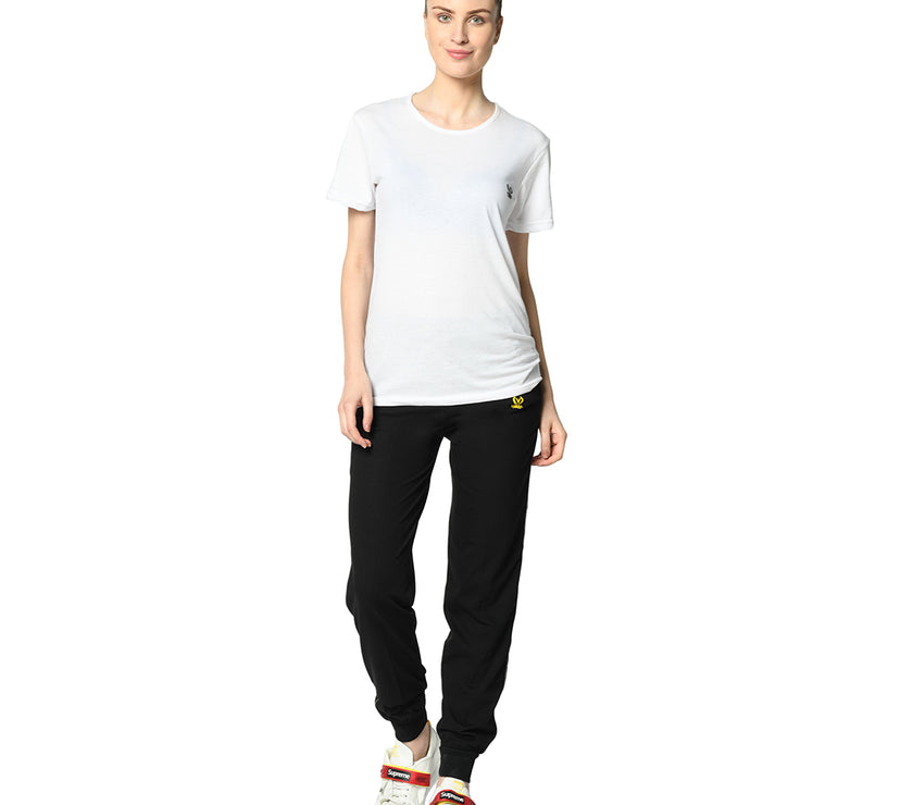 Mack Jonney Black Trackpant For Women's
