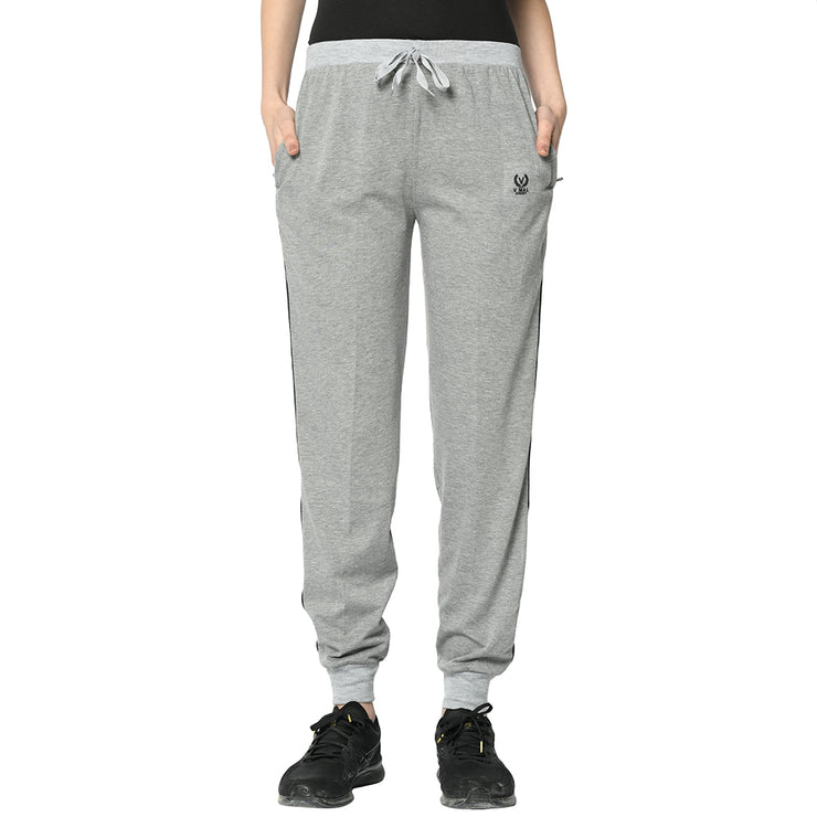 Mack Jonney Grey Trackpant For Women's