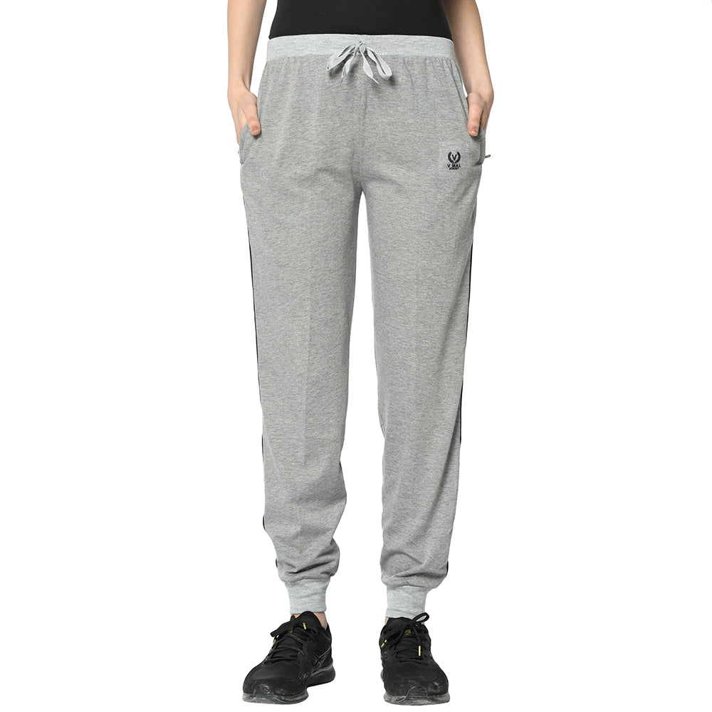Mack Jonney Grey Trackpant For Women's