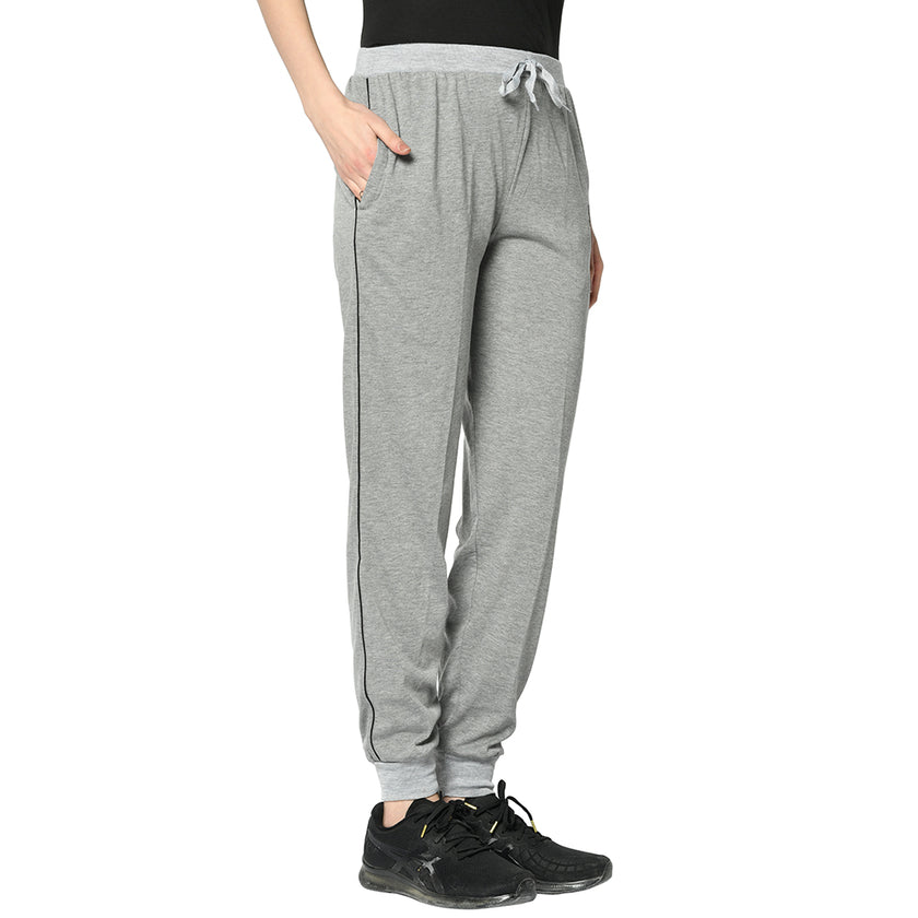 Mack Jonney Grey Trackpant For Women's