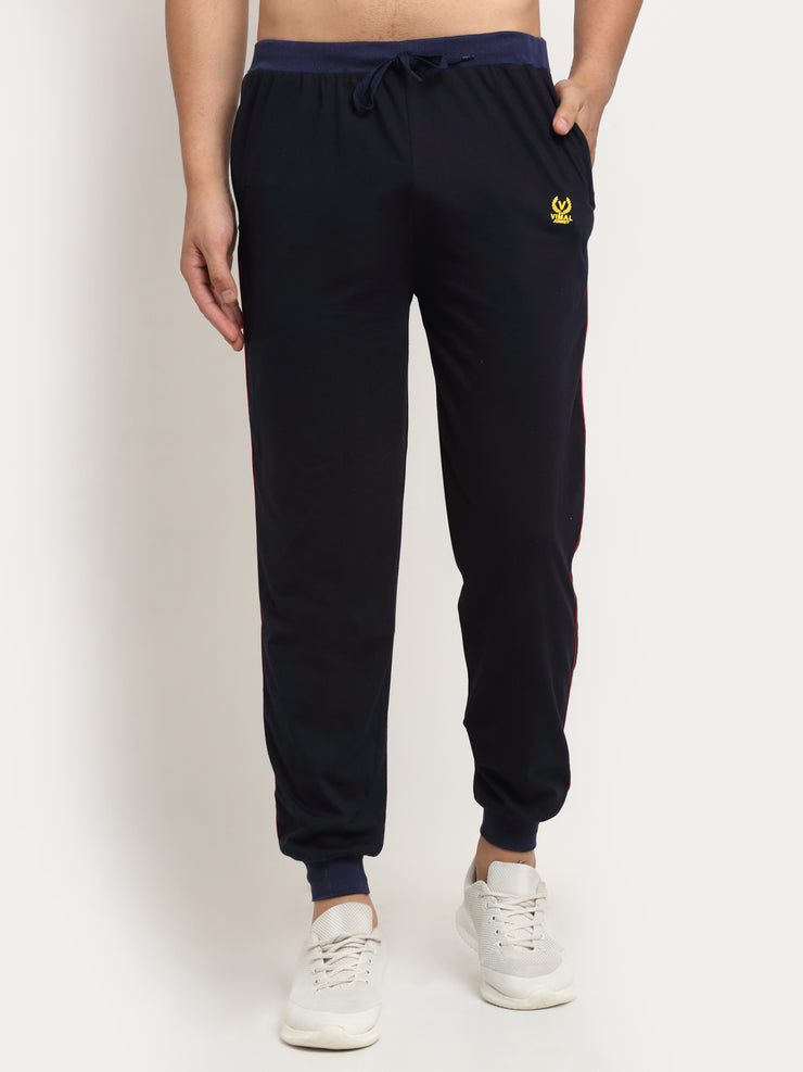 Mack Jonney Regular-Fit Cotton Trackpant for Men