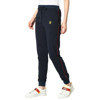 Mack Jonney Blue Trackpant For Women's