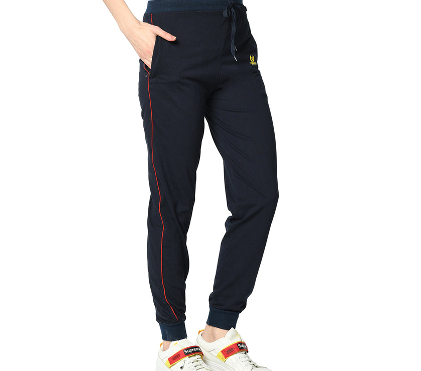 Mack Jonney Blue Trackpant For Women's