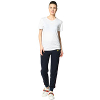 Mack Jonney Blue Trackpant For Women's