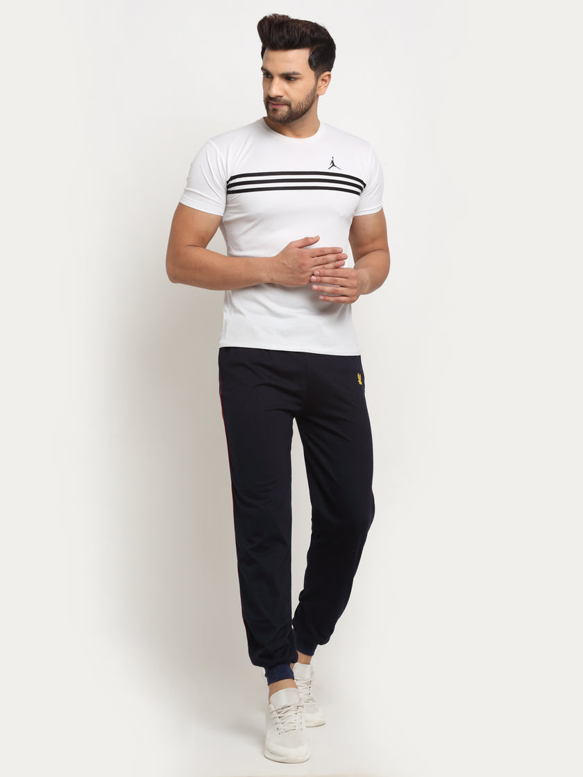 Mack Jonney Regular-Fit Cotton Trackpant for Men