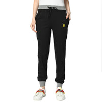 Mack Jonney Black Trackpant For Women's