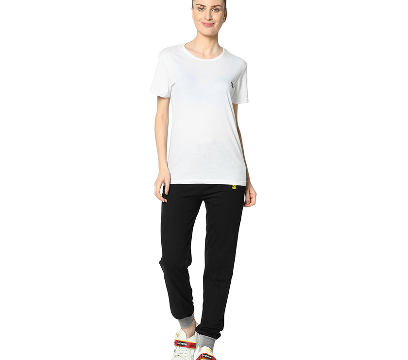 Mack Jonney Black Trackpant For Women's