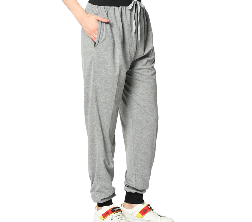 Mack Jonney Grey Trackpant For Women's