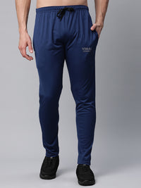 Mack Jonney Dryfit Polyster Lycra Solid Blue Trackpant for Men