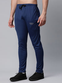 Mack Jonney Dryfit Polyster Lycra Solid Blue Trackpant for Men