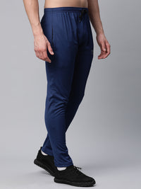 Mack Jonney Dryfit Polyster Lycra Solid Blue Trackpant for Men