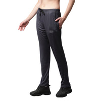 Mack Jonney Dryfit Solid Grey Trackpant for Women