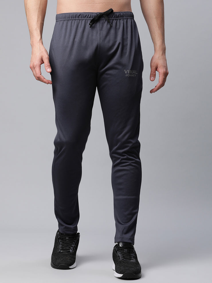 Mack Jonney Dryfit Polyster Lycra Solid Grey Trackpant for Men