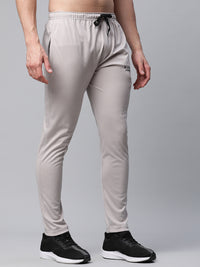Mack Jonney Dryfit Polyster Lycra Solid Light Grey Trackpant for Men