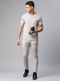 Mack Jonney Dryfit Polyster Lycra Solid Light Grey Trackpant for Men