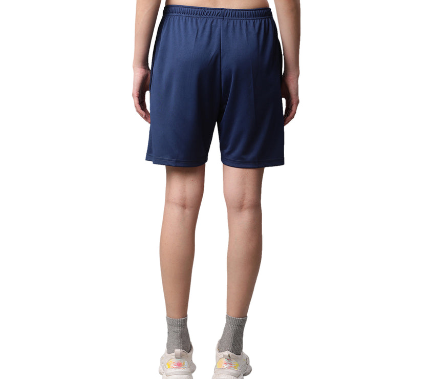 Mack Jonney Dryfit Solid Blue Shorts for Women