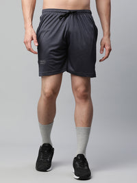 Mack Jonney Dryfit Solid Grey Shorts for Men