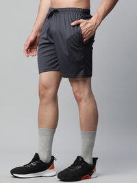 Mack Jonney Dryfit Solid Grey Shorts for Men