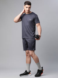 Mack Jonney Dryfit Solid Grey Shorts for Men
