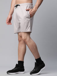 Mack Jonney Dryfit Solid Light Grey Shorts for Men