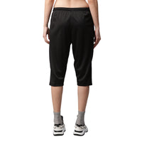 Mack Jonney Dryfit Solid Black Capri for Women