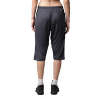 Mack Jonney Dryfit Solid Grey Capri for Women
