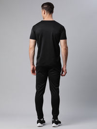 Mack Jonney Dryfit Solid Black Tracksuit for Men