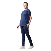 Mack Jonney Dryfit Solid Blue Tracksuit for Women
