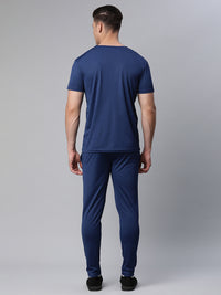 Mack Jonney Dryfit Solid Blue Tracksuit for Men