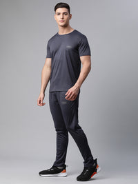 Mack Jonney Dryfit Solid Grey Tracksuit for Men