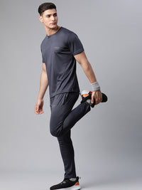 Mack Jonney Dryfit Solid Grey Tracksuit for Men