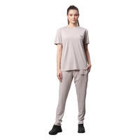 Mack Jonney Dryfit Solid Light Grey Tracksuit for Women