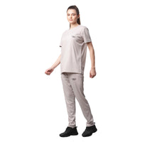 Mack Jonney Dryfit Solid Light Grey Tracksuit for Women